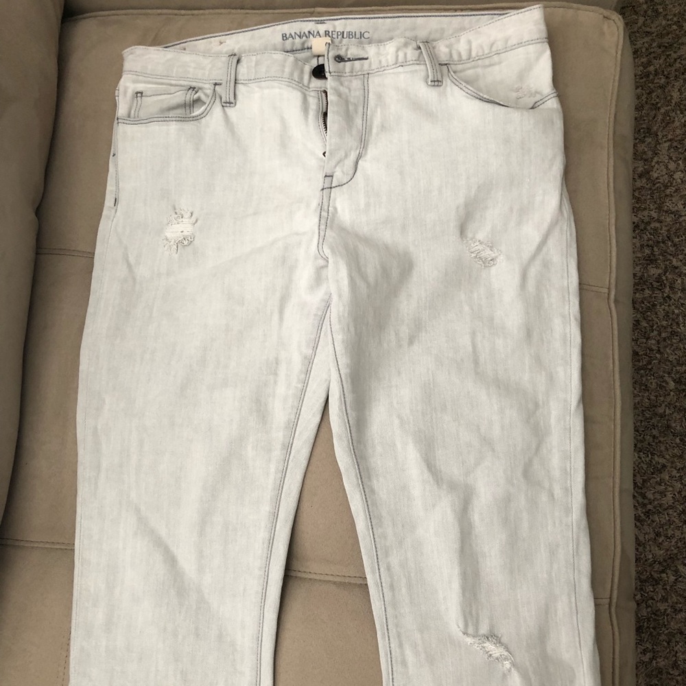 Straight leg jeans